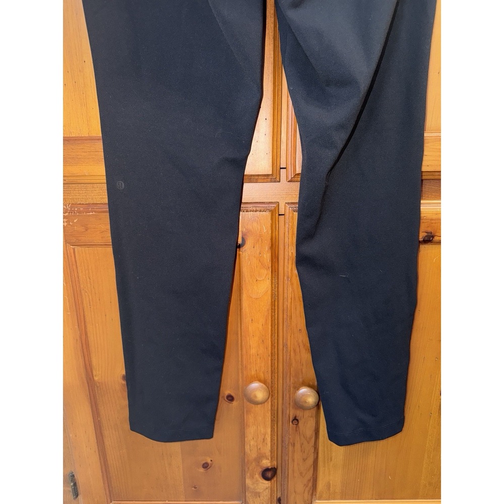 Lululemon Men's 34 Black Dress Casual Chino Pants Straight Leg Stretch Golf - Picture 8 of 12